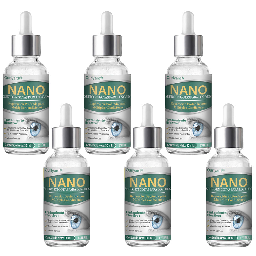 👩⚕️ Suero Nanodrop para Ojos Ourlyard® ✅Adecuado para presbicia, síndrome de ojo seco, glaucoma y cataratas