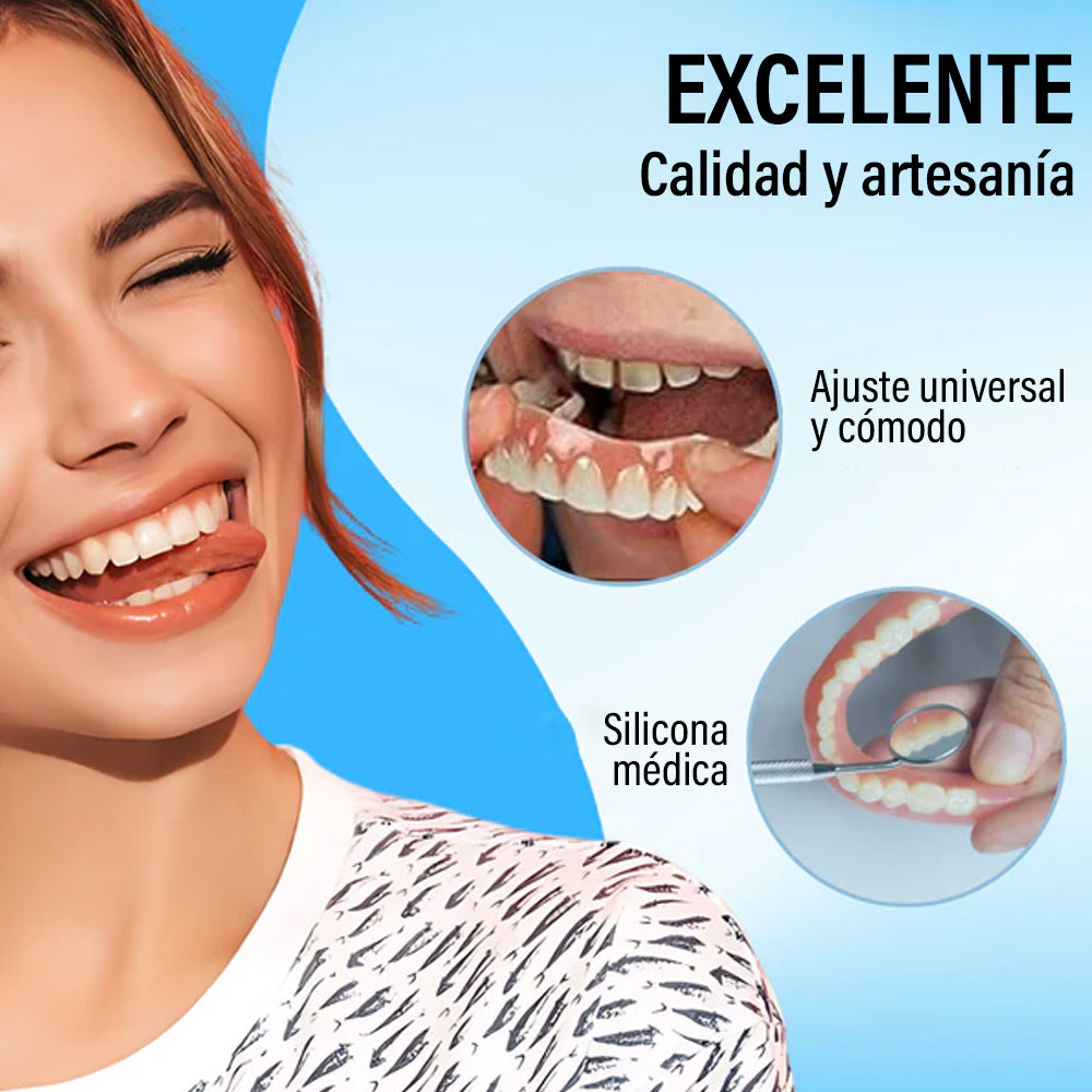 ✅Tienda oficial | Bikenda™ Juego de Relleno de Silicona para Dentaduras (Certificado por Comisión Federal para la Protección contra Riesgos Sanitarios)