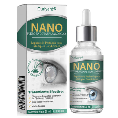 👩‍⚕️ Suero Nanodrop para Ojos Ourlyard® ✅Adecuado para presbicia, síndrome de ojo seco, glaucoma y cataratas