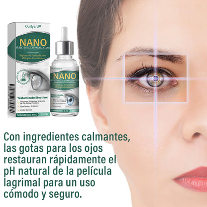 👩‍⚕️ Suero Nanodrop para Ojos Ourlyard® ✅Adecuado para presbicia, síndrome de ojo seco, glaucoma y cataratas